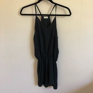 Brandy Melville black chiffon romper
